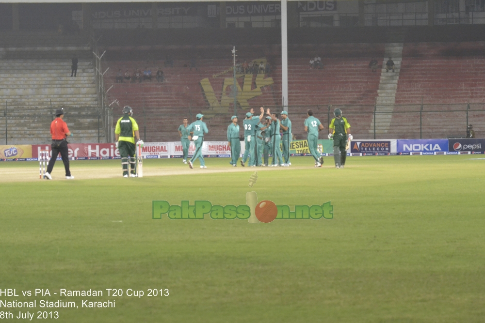 HBL vs PIA - Ramadan T20 Cup 2013