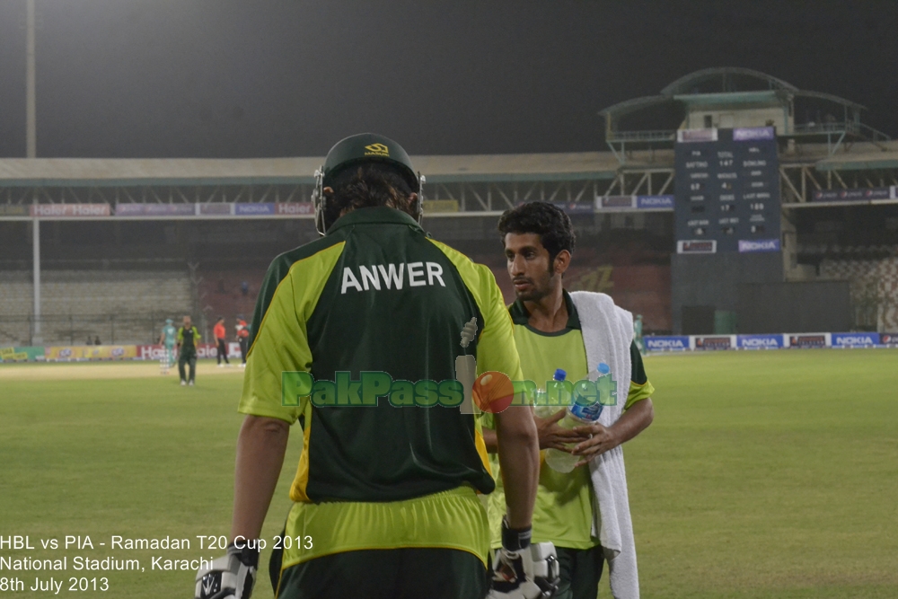 HBL vs PIA - Ramadan T20 Cup 2013