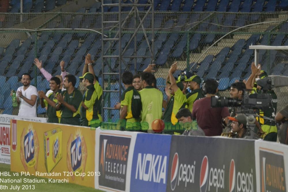 HBL vs PIA - Ramadan T20 Cup 2013