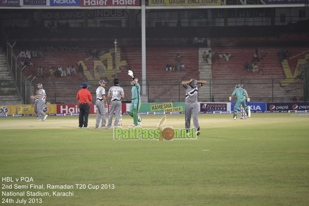 HBL vs PQA - Semi Final - Ramadan T20 Cup 2013