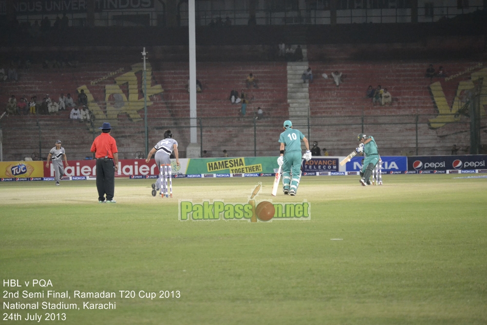 HBL vs PQA - Semi Final - Ramadan T20 Cup 2013