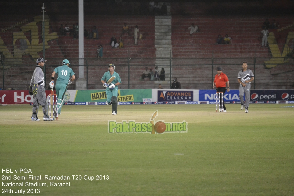 HBL vs PQA - Semi Final - Ramadan T20 Cup 2013