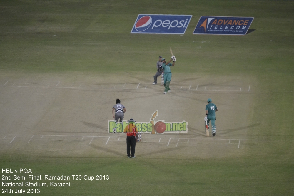 HBL vs PQA - Semi Final - Ramadan T20 Cup 2013