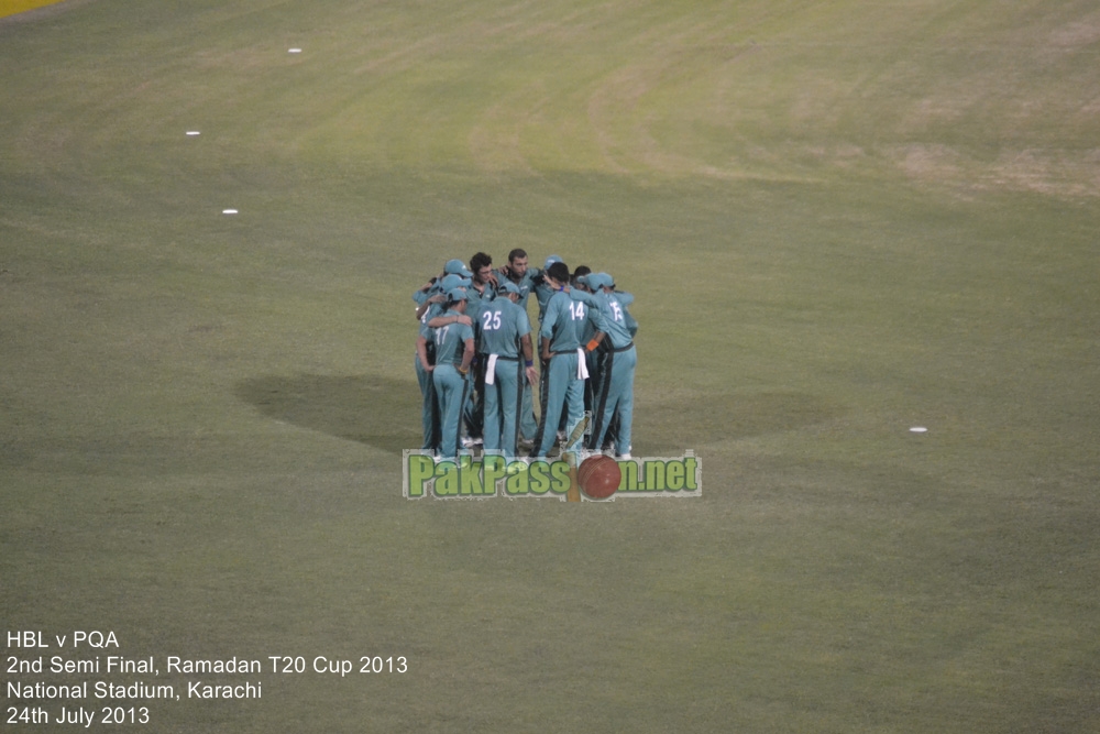 HBL vs PQA - Semi Final - Ramadan T20 Cup 2013