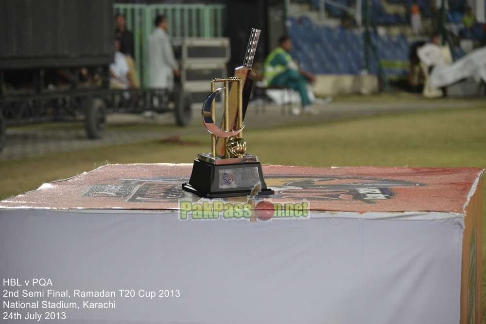 HBL vs PQA - Semi Final - Ramadan T20 Cup 2013