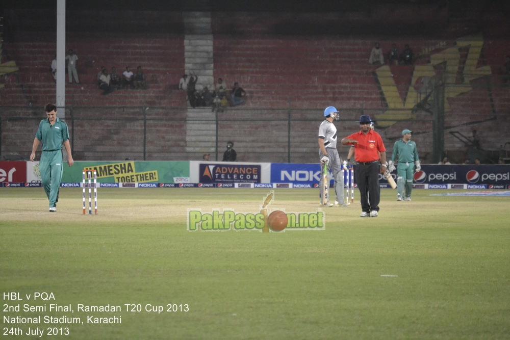 HBL vs PQA - Semi Final - Ramadan T20 Cup 2013