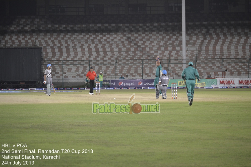 HBL vs PQA - Semi Final - Ramadan T20 Cup 2013