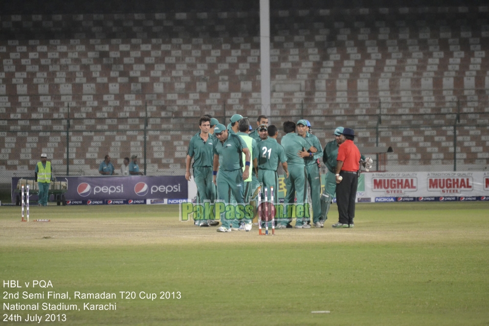 HBL vs PQA - Semi Final - Ramadan T20 Cup 2013