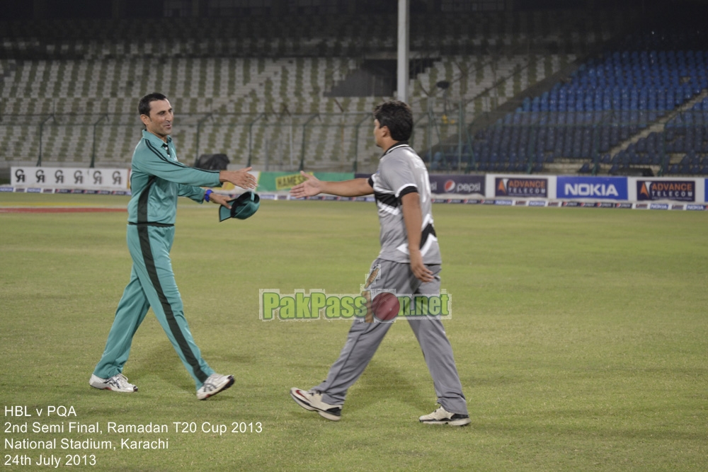 HBL vs PQA - Semi Final - Ramadan T20 Cup 2013