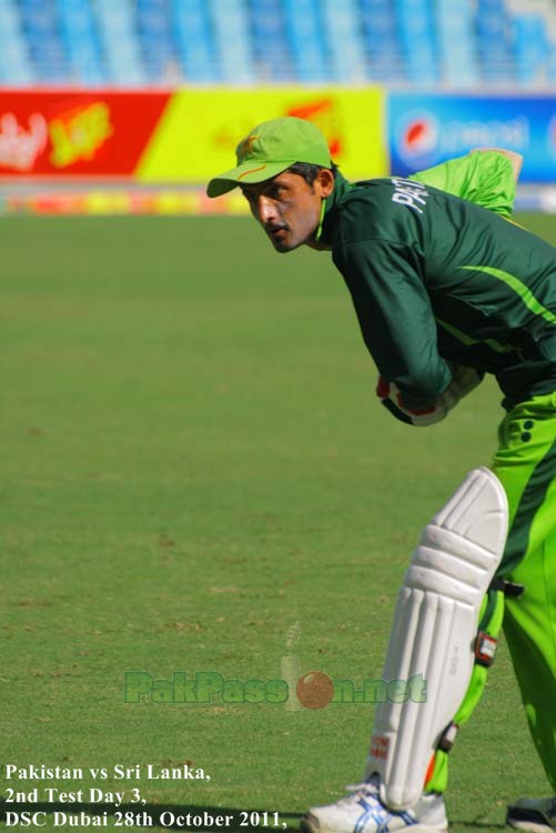 Junaid Khan batting