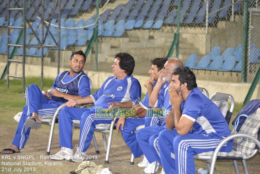 KRL vs SNGPL - Ramadan T20 Cup 2013