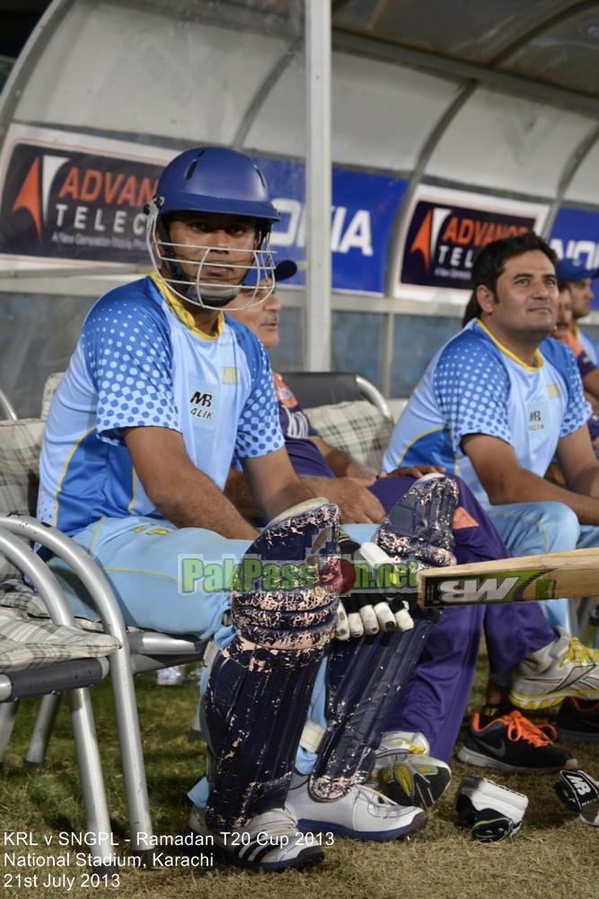 KRL vs SNGPL - Ramadan T20 Cup 2013