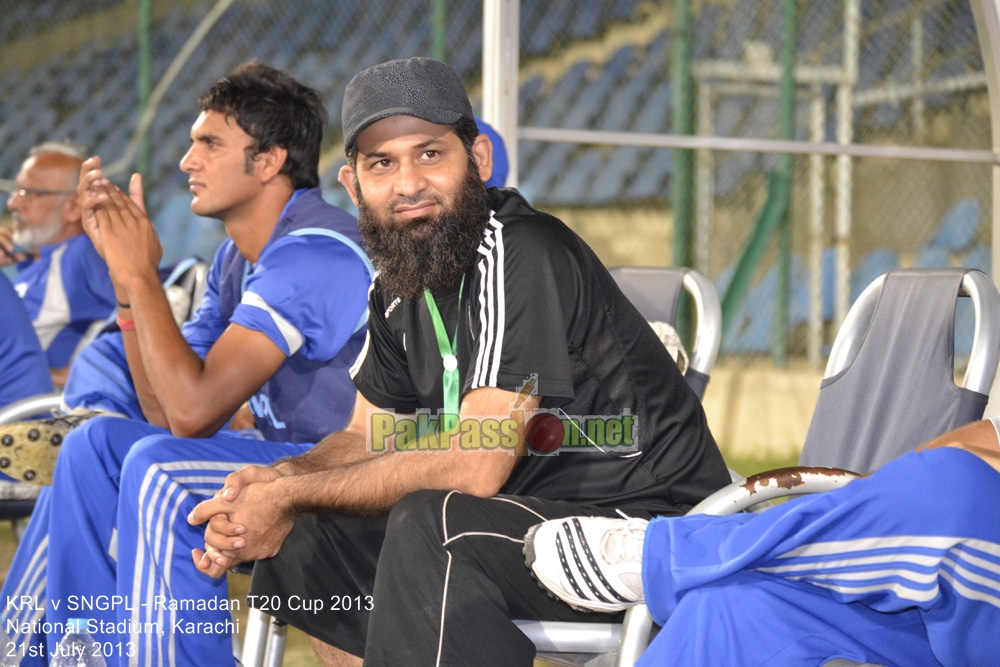 KRL vs SNGPL - Ramadan T20 Cup 2013