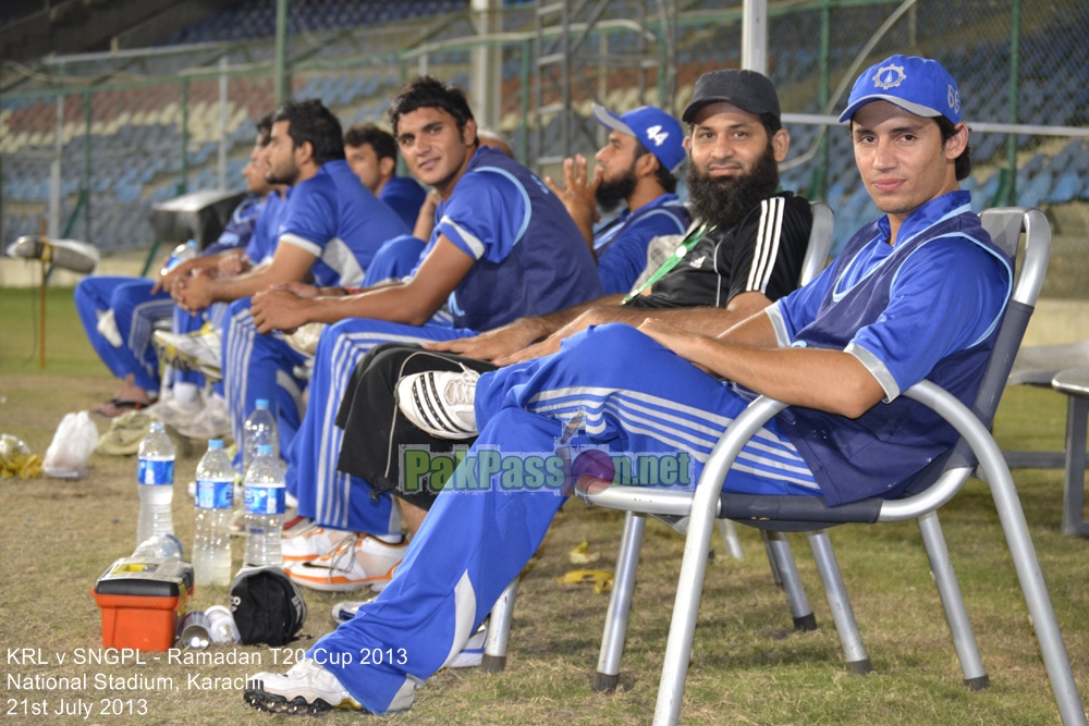 KRL vs SNGPL - Ramadan T20 Cup 2013