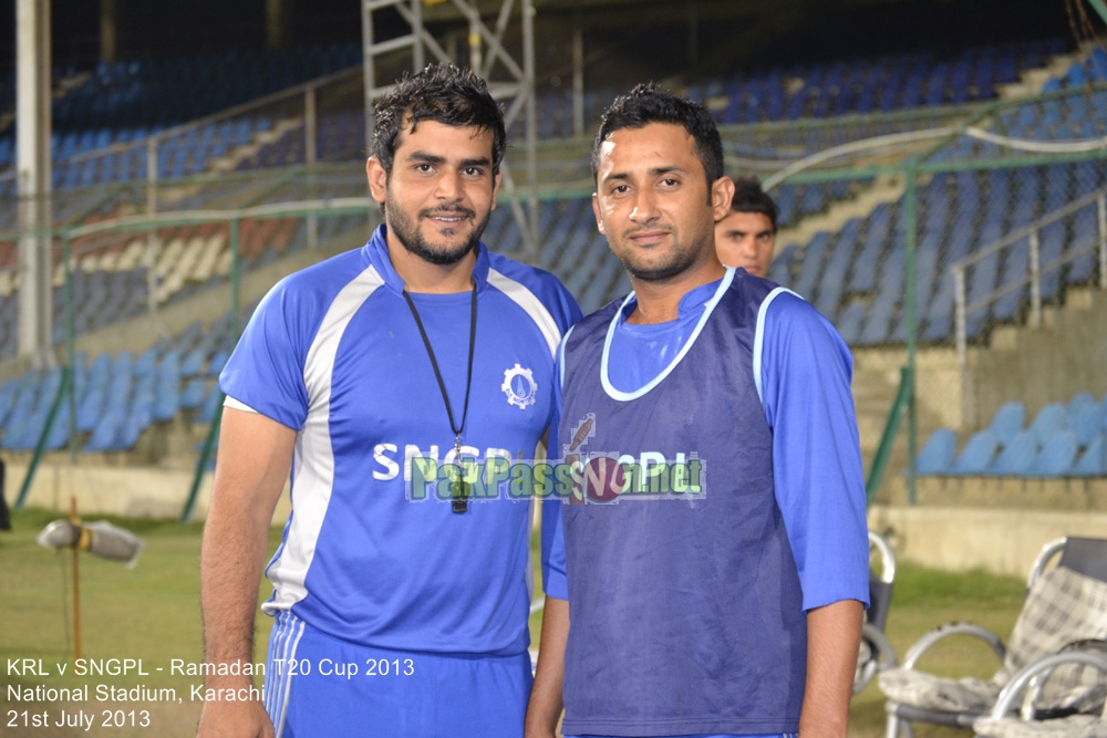 KRL vs SNGPL - Ramadan T20 Cup 2013