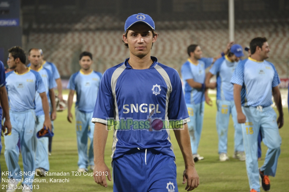 KRL vs SNGPL - Ramadan T20 Cup 2013