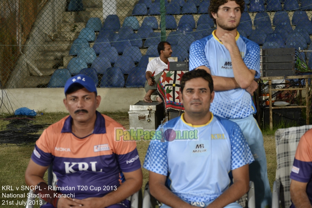 KRL vs SNGPL - Ramadan T20 Cup 2013