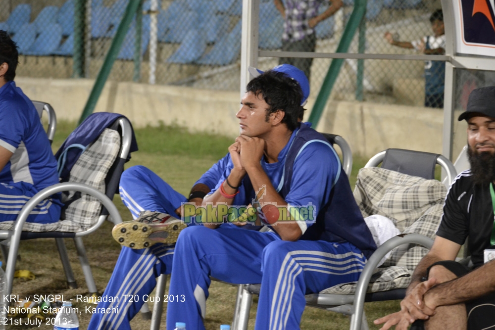 KRL vs SNGPL - Ramadan T20 Cup 2013