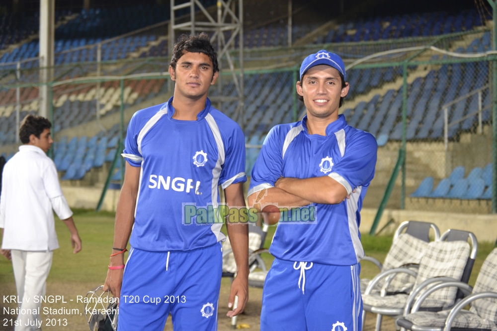 KRL vs SNGPL - Ramadan T20 Cup 2013