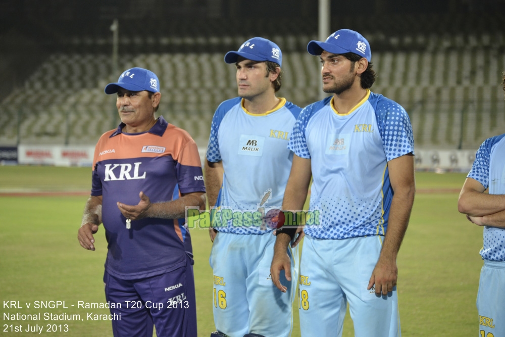 KRL vs SNGPL - Ramadan T20 Cup 2013