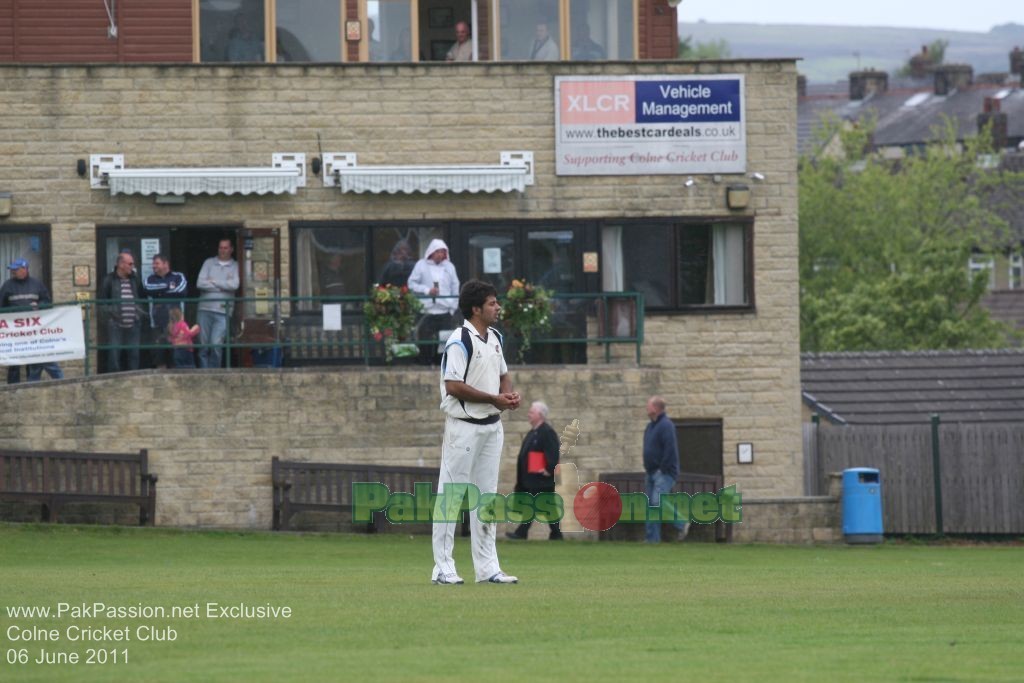 Mansoor Amjad Playing for Colne Cricket Club