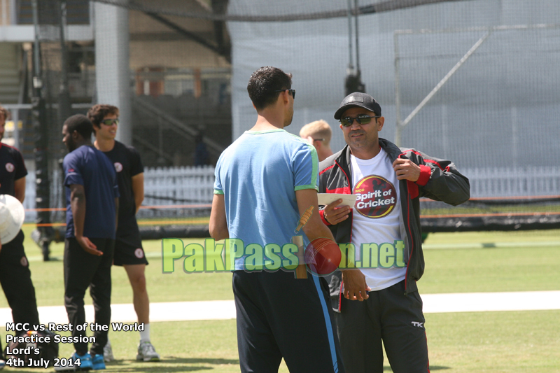 MCC vs Rest of the World - Practice Session