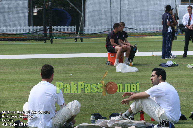 MCC vs Rest of the World - Practice Session