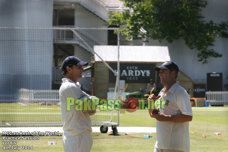 MCC vs Rest of the World - Practice Session