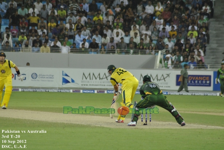 Micheal Hussey batting