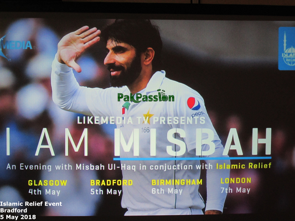 Misbah-ul-Haq at Islamic Relief Event