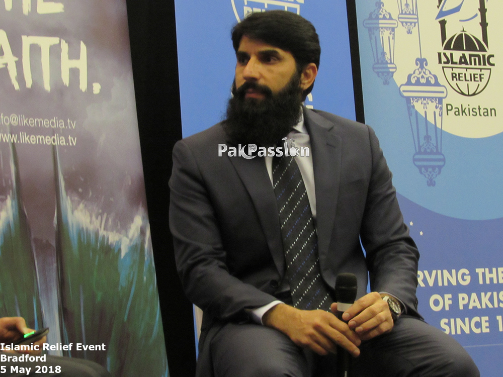 Misbah-ul-Haq at Islamic Relief Event