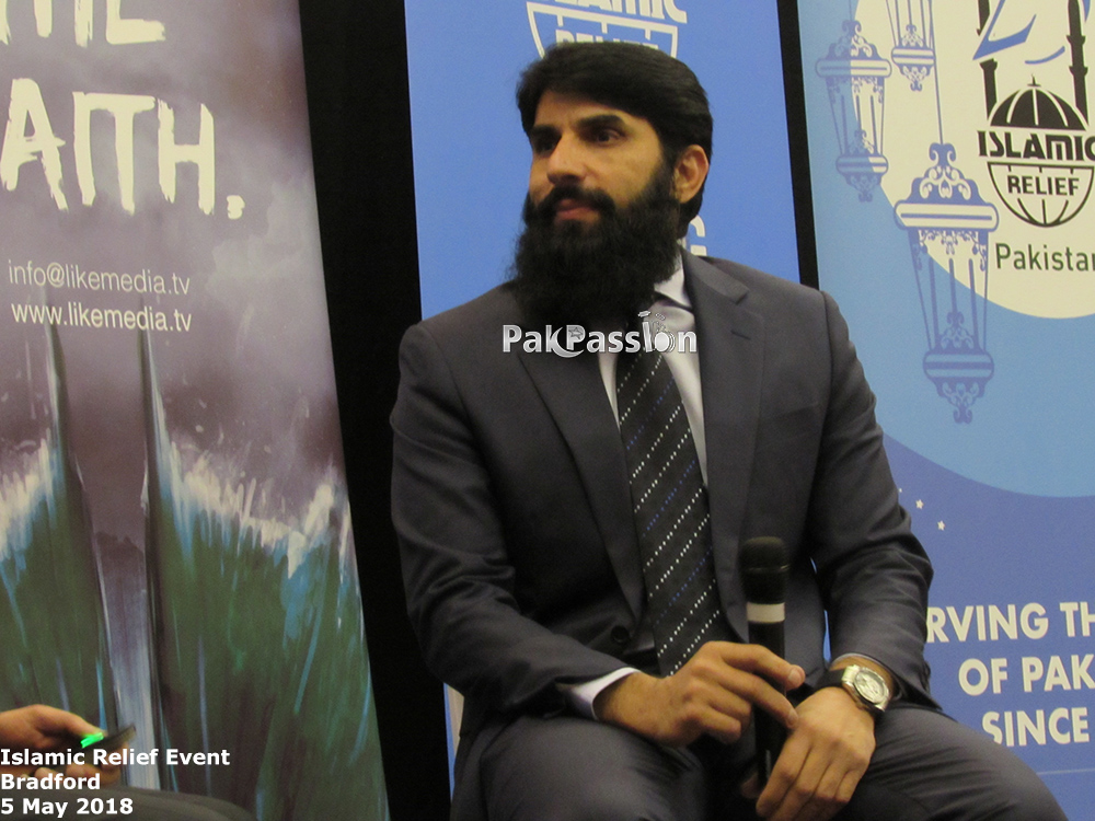 Misbah-ul-Haq at Islamic Relief Event