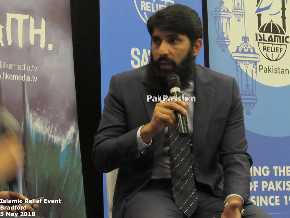 Misbah-ul-Haq at Islamic Relief Event