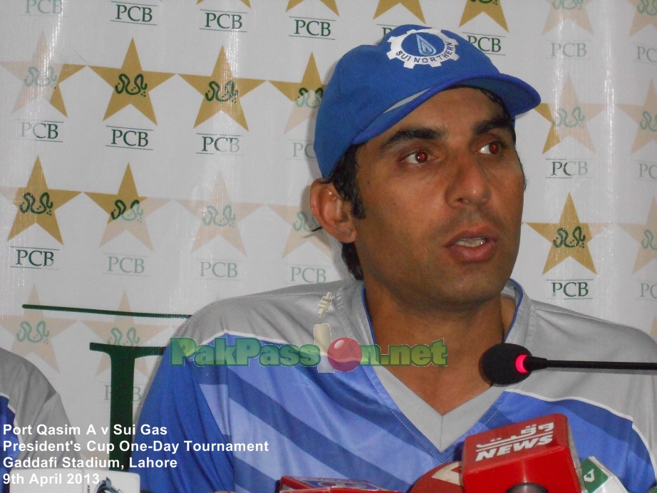 Misbah ul Haq at Post Match Press Conference