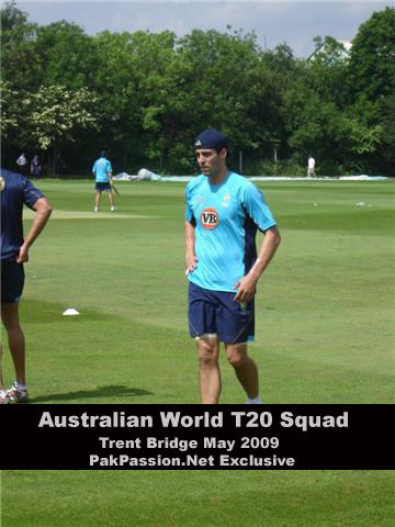 Mitchell Johnson trains at Trent Bridge