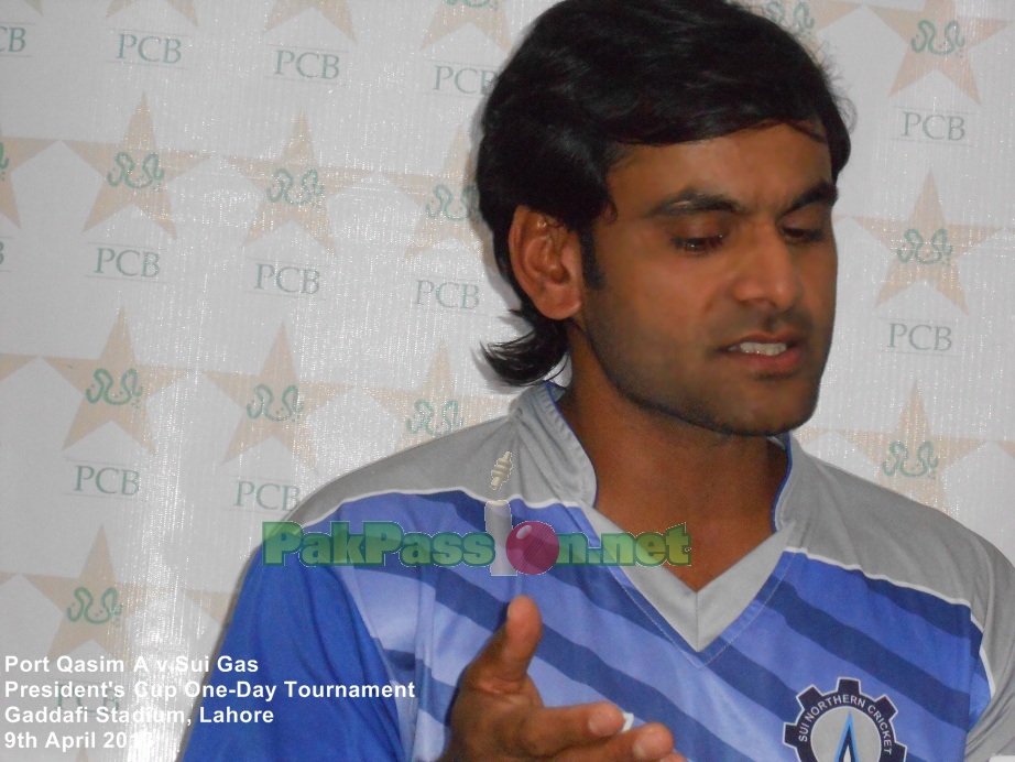 Mohammad Hafeez at Post Match Press Conference