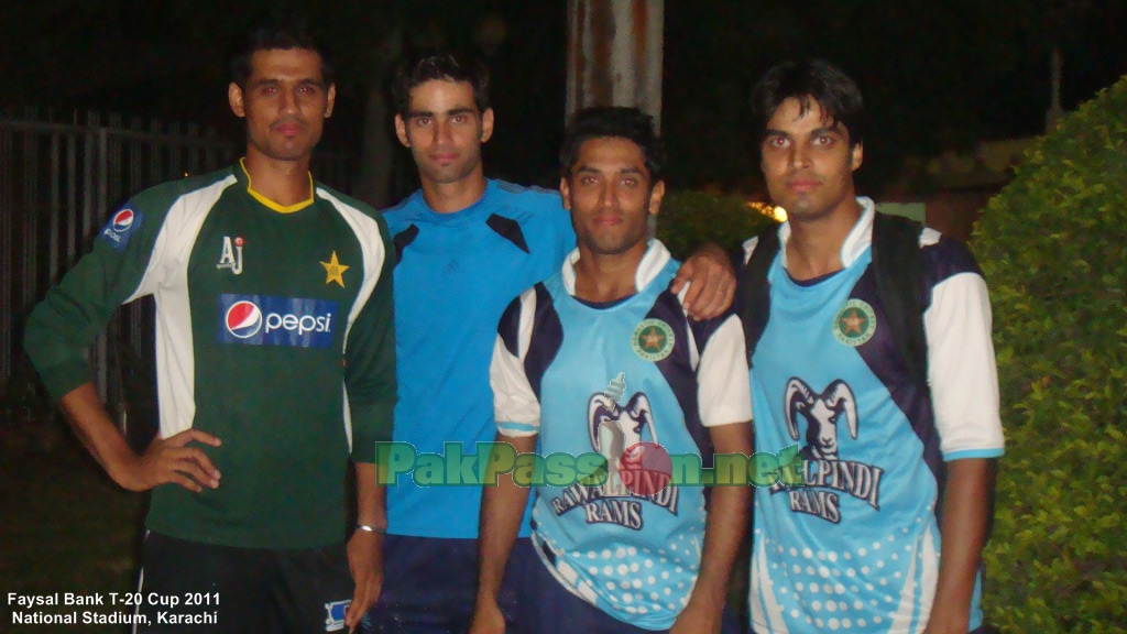 Mohammad Talha, Hammad Azam, Jamal Anwar, Umar Amin (from left to right)