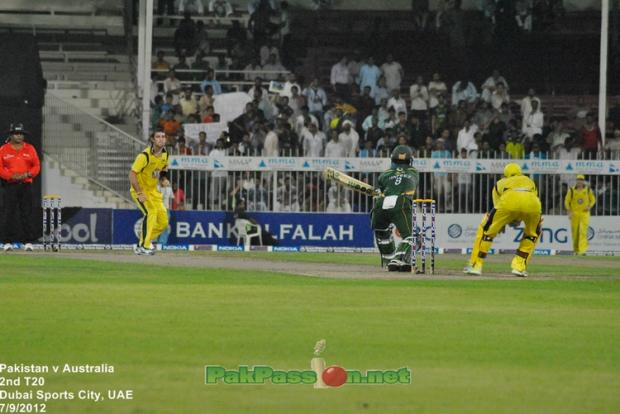 Muhammad Hafeez playing reverse sweep