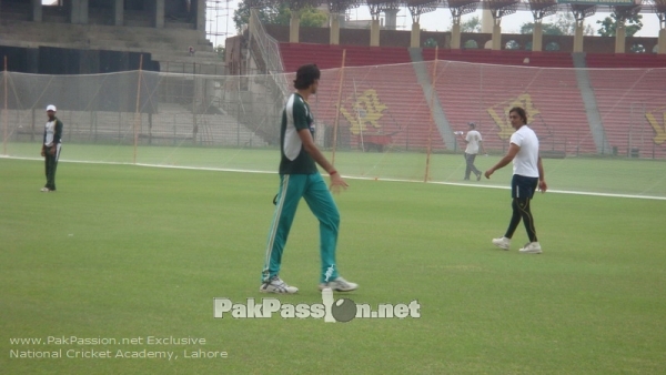 Muhammad Irfan and Shoaib Akhtar