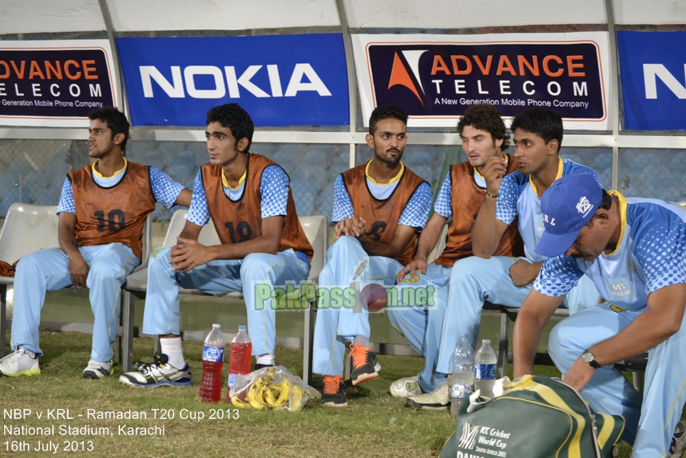 NBP vs KRL - Ramadan T20 Cup 2013