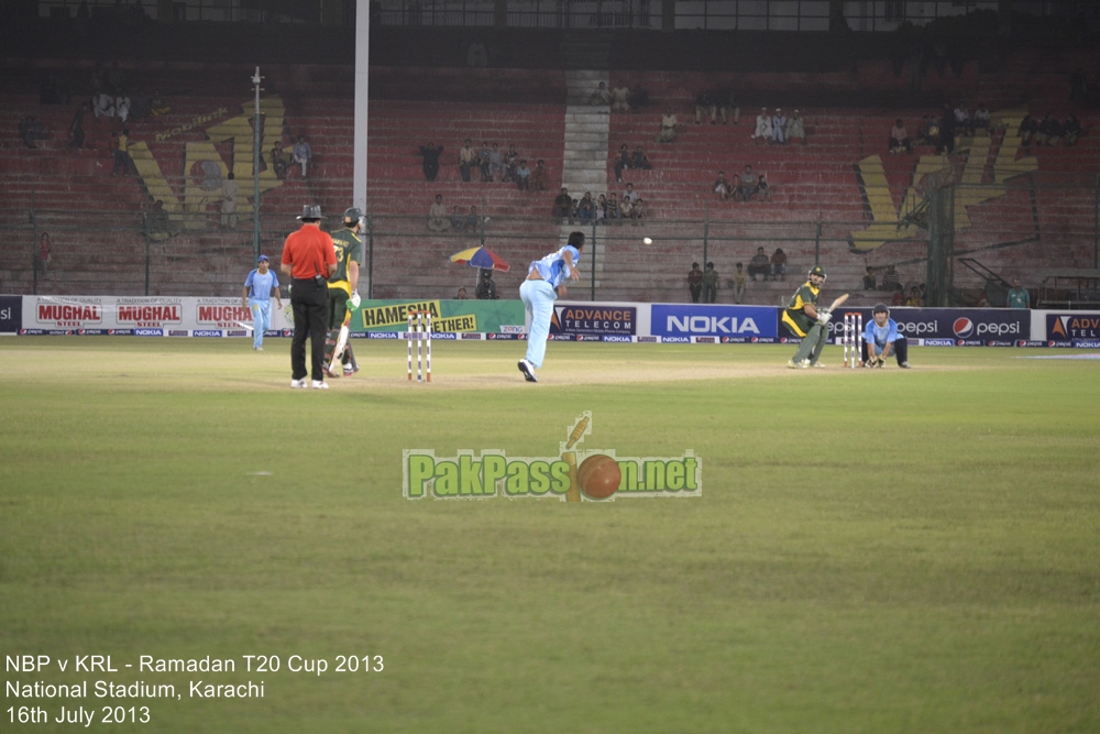 NBP vs KRL - Ramadan T20 Cup 2013