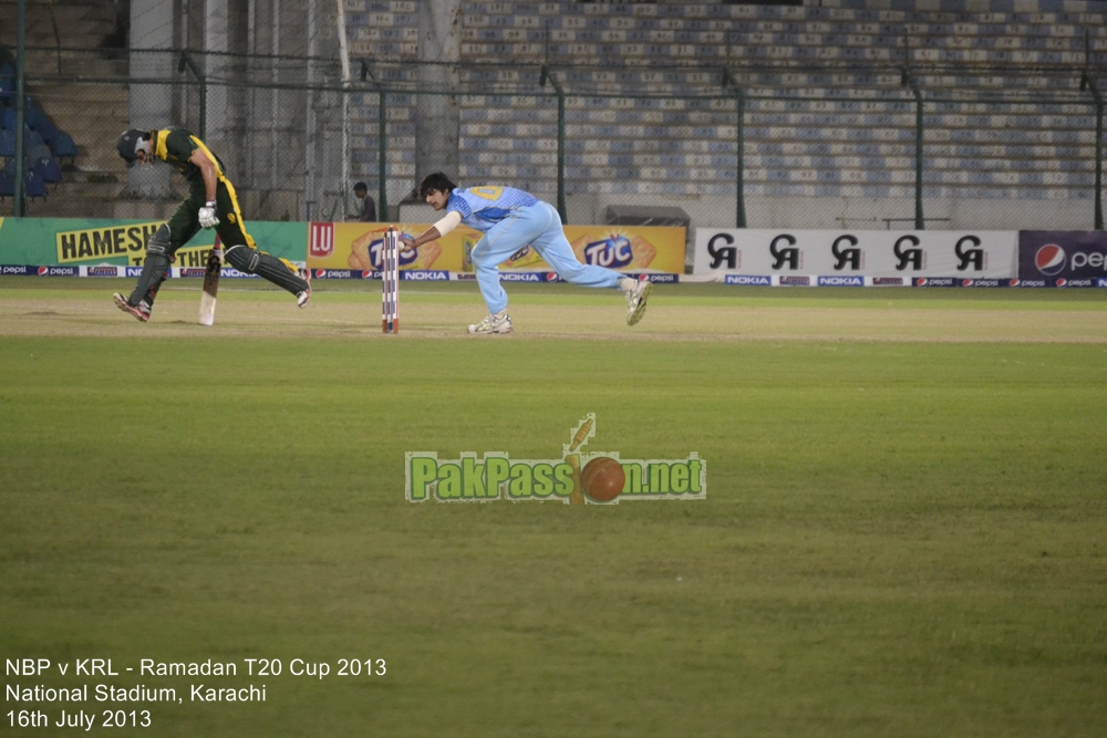 NBP vs KRL - Ramadan T20 Cup 2013