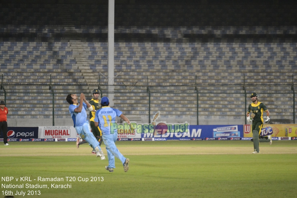 NBP vs KRL - Ramadan T20 Cup 2013