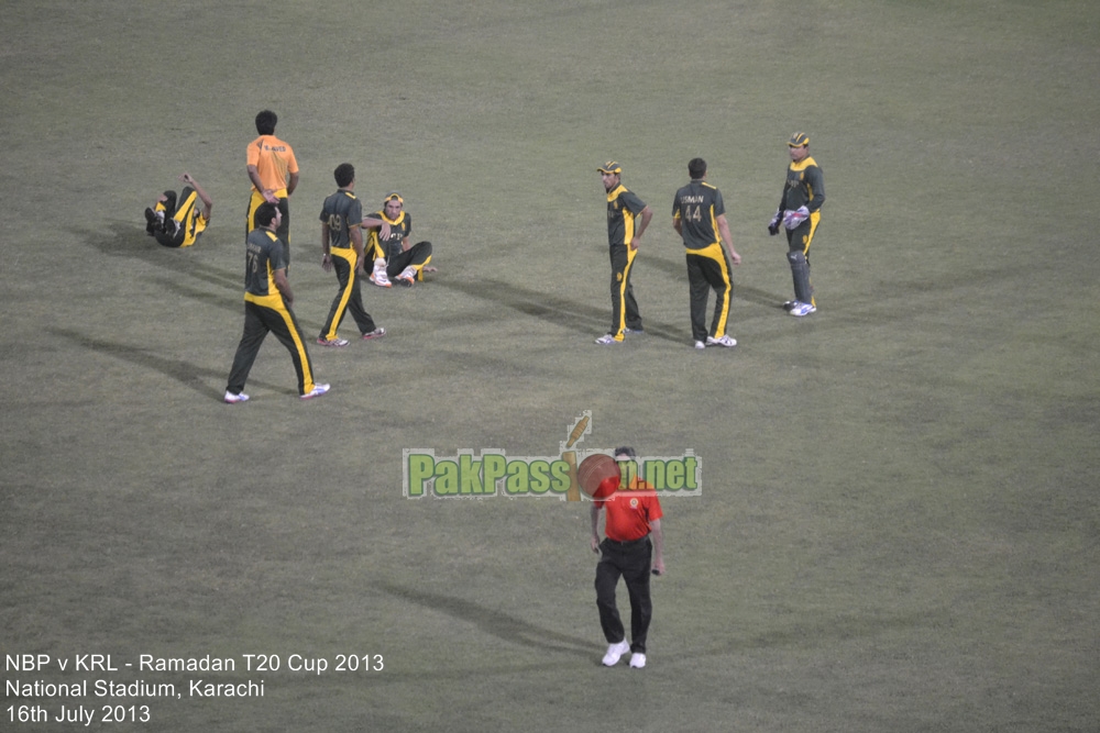 NBP vs KRL - Ramadan T20 Cup 2013