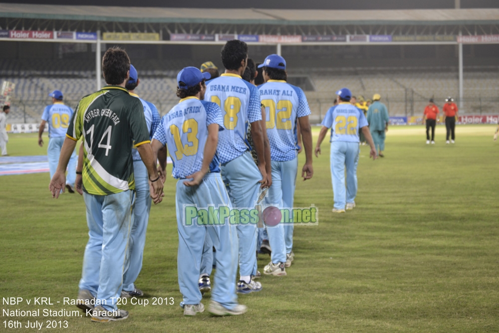 NBP vs KRL - Ramadan T20 Cup 2013