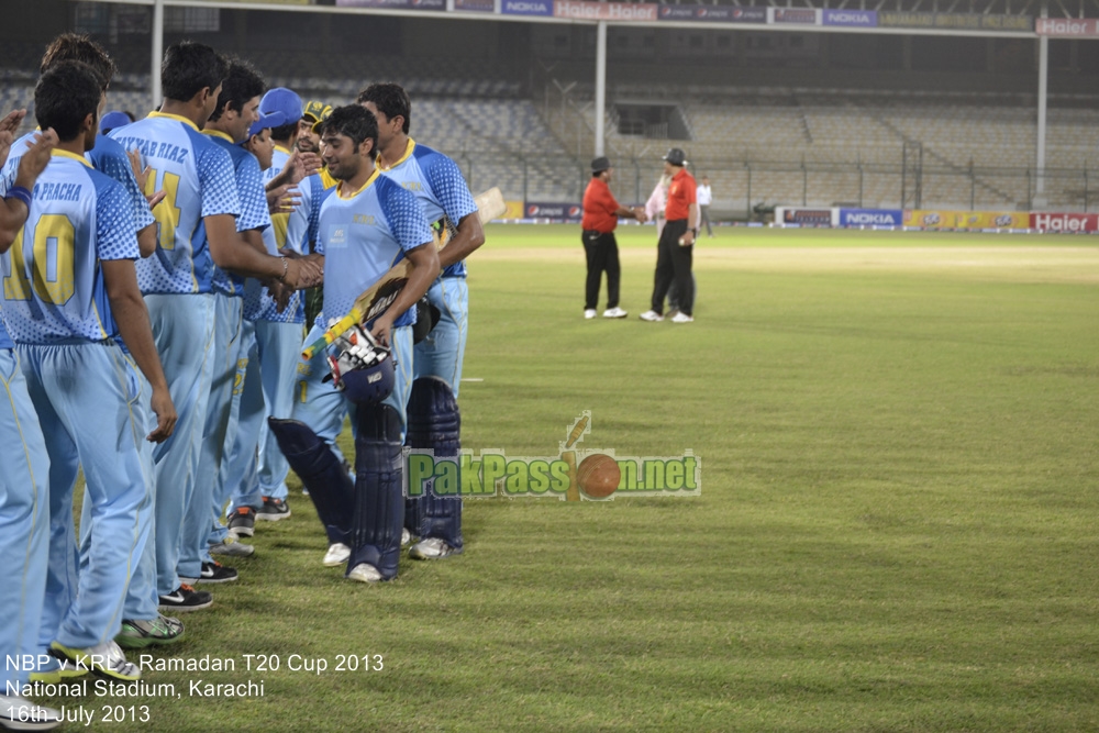 NBP vs KRL - Ramadan T20 Cup 2013