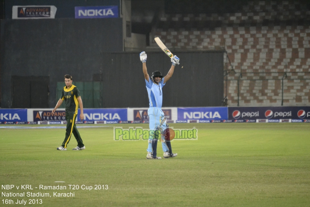 NBP vs KRL - Ramadan T20 Cup 2013