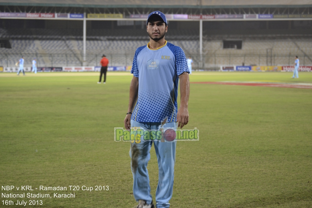 NBP vs KRL - Ramadan T20 Cup 2013