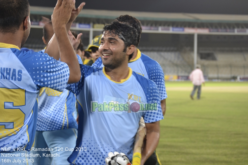 NBP vs KRL - Ramadan T20 Cup 2013