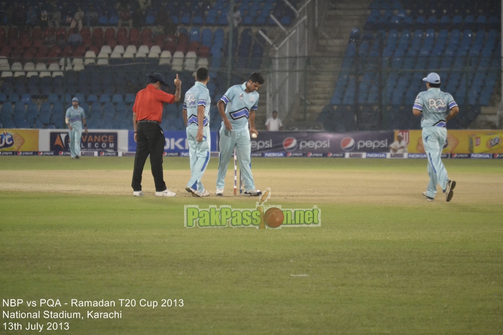 NBP vs PQA - Ramadan T20 Cup 2013